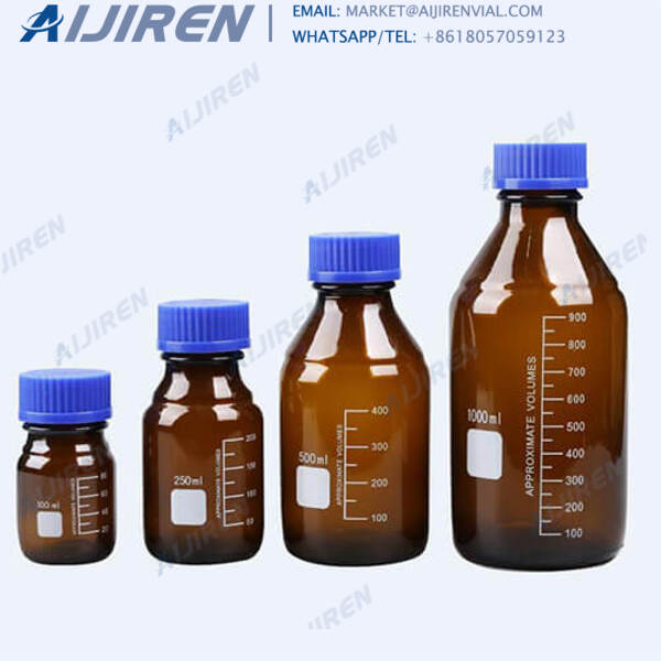 Customized blue screw cap reagent bottle 500ml Schott